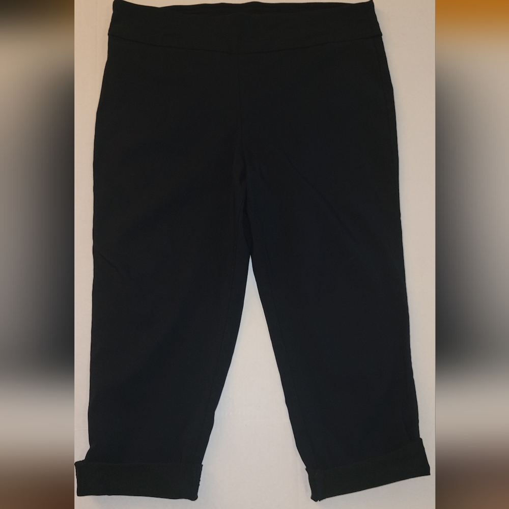 Counterparts Black slacks pants Capri legggings stretchy Stretch
